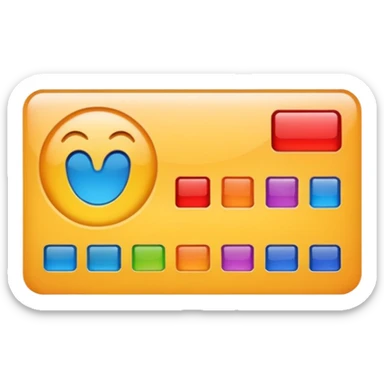 Loyalty card sticker