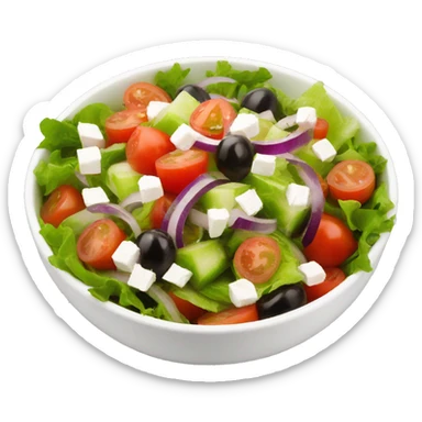 Greek salad sticker