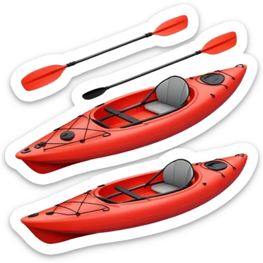 Kayaking sticker