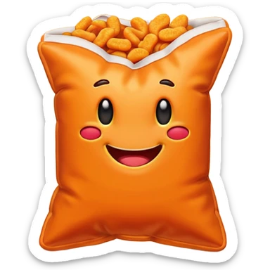 A single Cheeto sticker