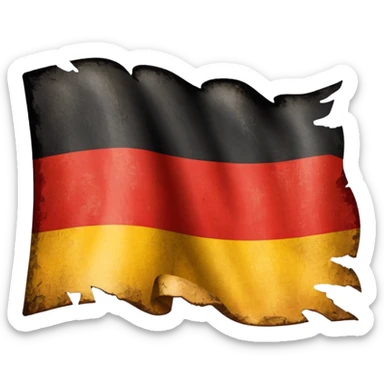 german flag 1945 sticker