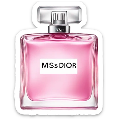 a pink parfum like miss dior sticker