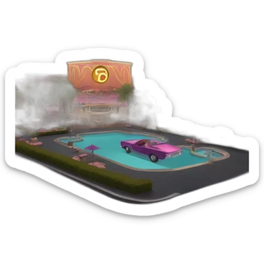 Vegas nightclub sticker