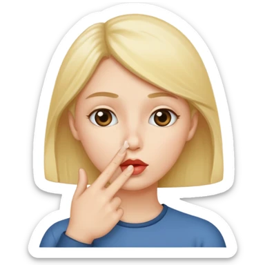 🫂+🤫 sticker