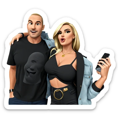 casual moments between friends sticker