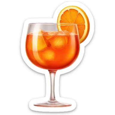 An aperol spritz  sticker