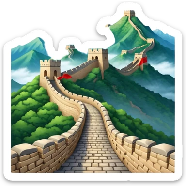 Great wall of china sticker