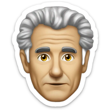 Aldo Moro behind jail bars sticker