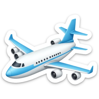 avion en papier sticker