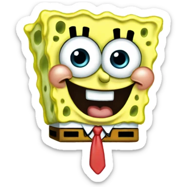 Spongebob sticker