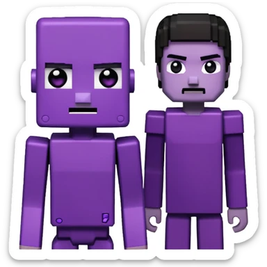 minecraft, Enderman,Herobrine sticker