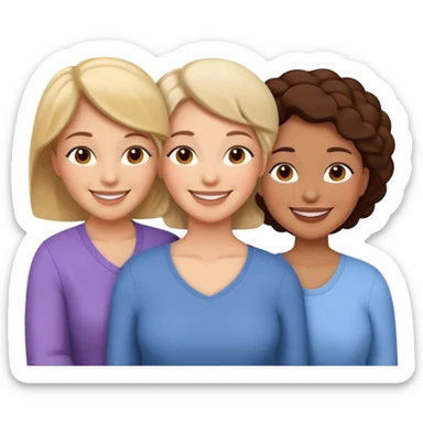 Three moms sticker