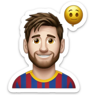 Messi et ces 8 ballon d’or sticker