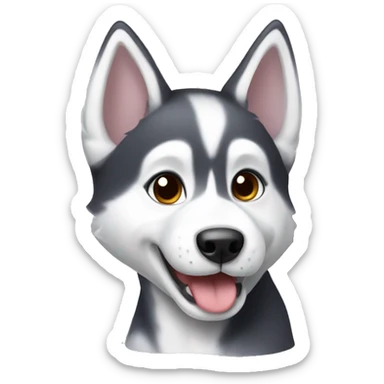 Husky puppy  sticker