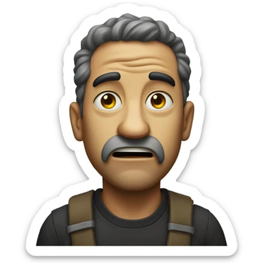 The last stage of disgust sticker