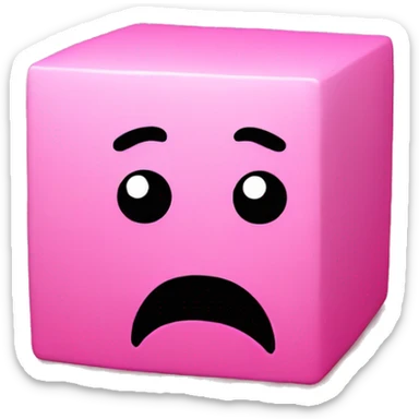 Cube Pink
 Saddened sticker
