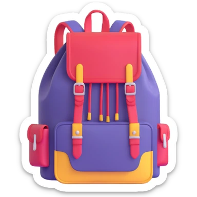 school backpack sticker