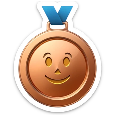 bronze medal sticker