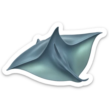 stingray swimming  sticker