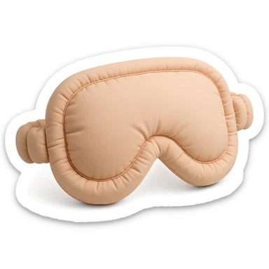 sleep eye mask in cushion style sticker