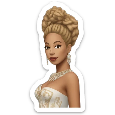 Beyonce in renaissance tour album outfit sticker