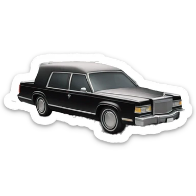 funeral car sticker