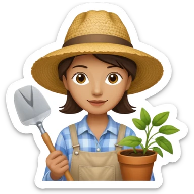 gardening sticker