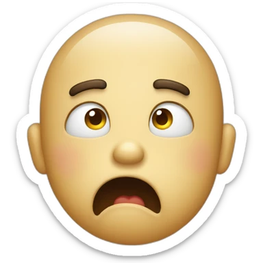 confused-disgusted face sticker