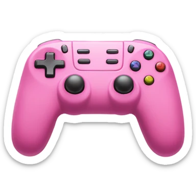 Pink gaming controller  sticker