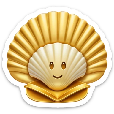 Emoji coquille saint jacques sticker