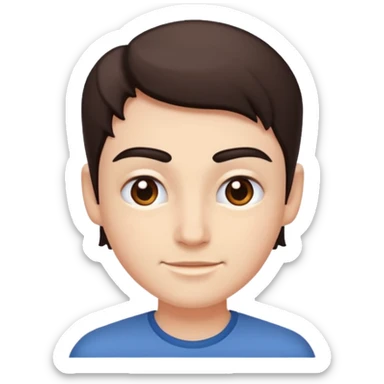 Eyebrow raised with smirk  sticker