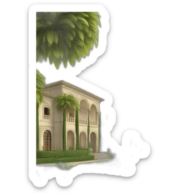 Jardin de san marcos sticker