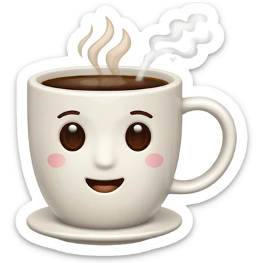 coffe cup sticker