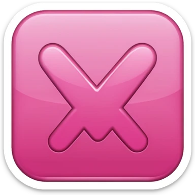 Pink check mark sticker