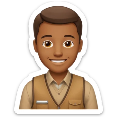 Dr. Alan Grant from Jurassic Park movie sticker