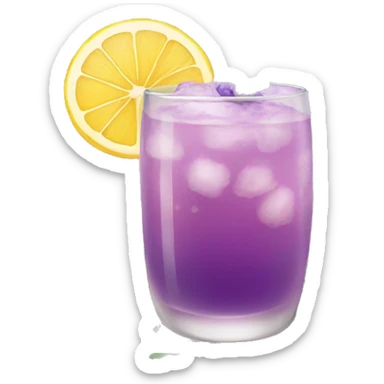 Lavender plants cocktail sticker