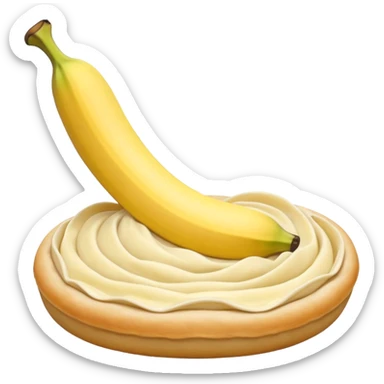 Banana going into bread sticker