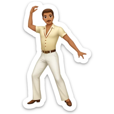 Salsa dancer sticker