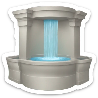 water fountain sticker