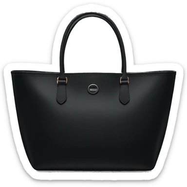 black long champ tote sticker