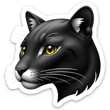 Lel logo de la marca de ropa puma  sticker