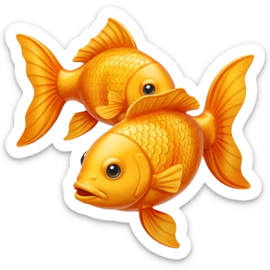 Package of the snack goldfish. sticker