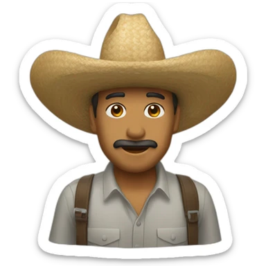 Mexique chapeau sticker