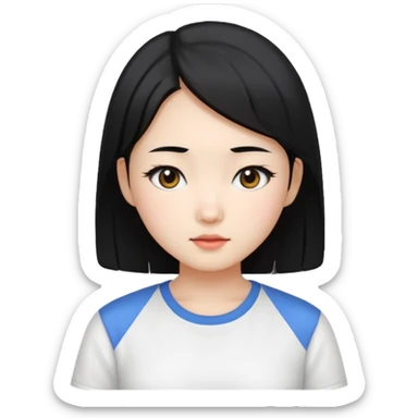 дівчинка кореянка sticker