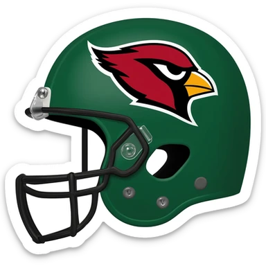 Arizona Cardinals NFL helmet sticker