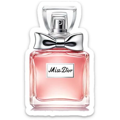 Miss dior perfume sticker