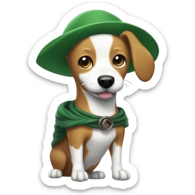 Chuwawa weenie dog as zoro from one piece sticker