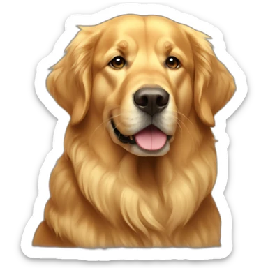 golden-retriever-king sticker