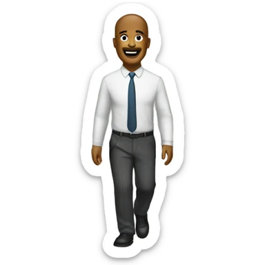 Mr. Walk down me I’m a walkway sticker