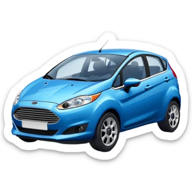 Car Ford fiesta sticker